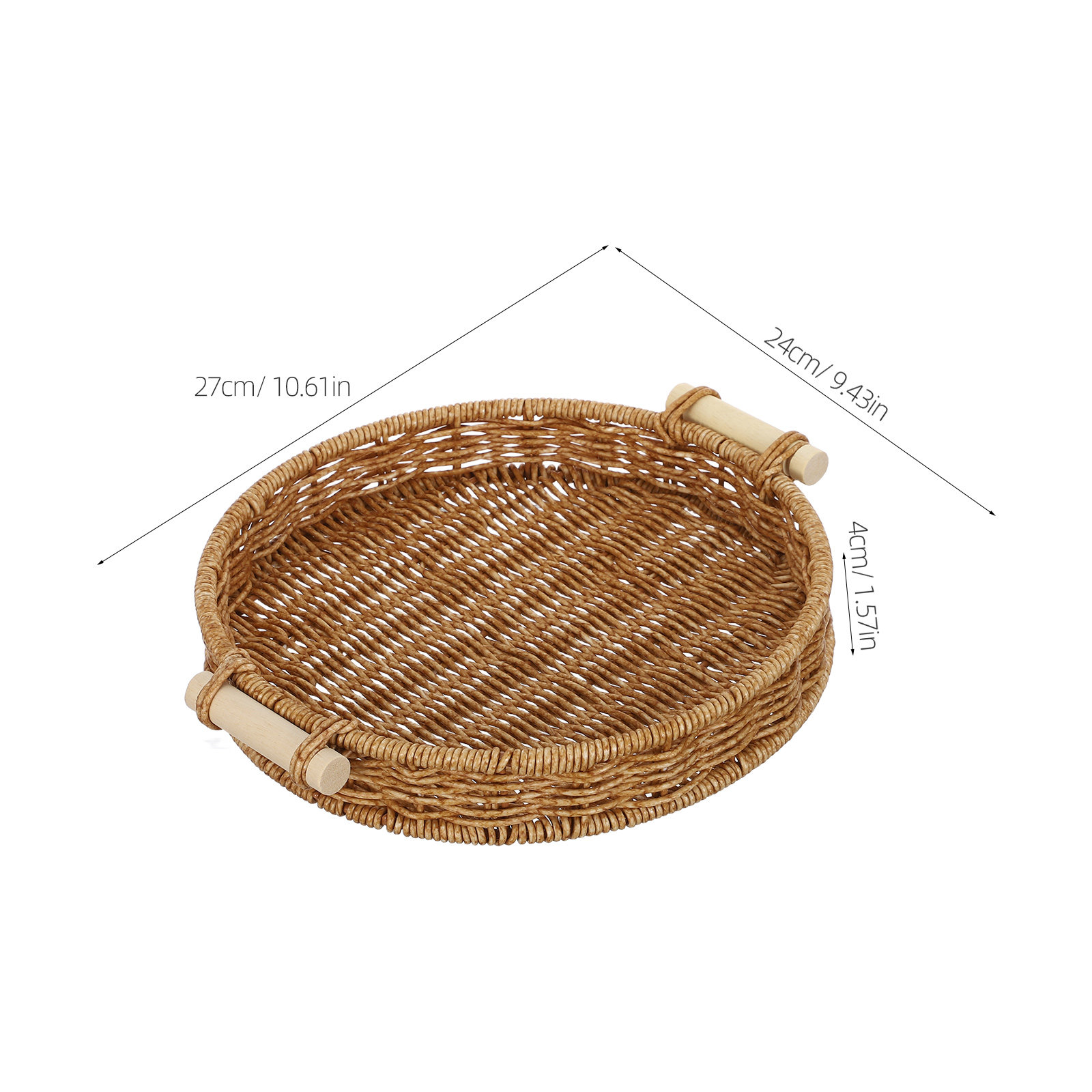 Imitation Rattan Bread Basket  - đánh giá và giá Food Snacks Drinks