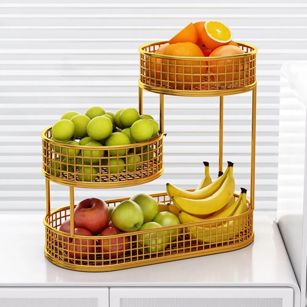 Three-layer Fruit Basket  Livi - đánh giá và giá Food Snacks Drinks