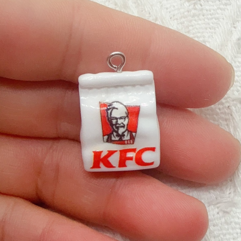 10pcs cartoon resin food bag k - đánh giá và giá Food & Snacks Coloring