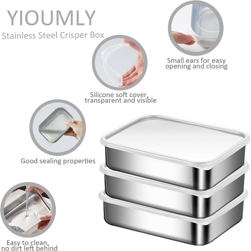 Stainless Steel Containers for - đánh giá và giá Food & Snacks Coloring