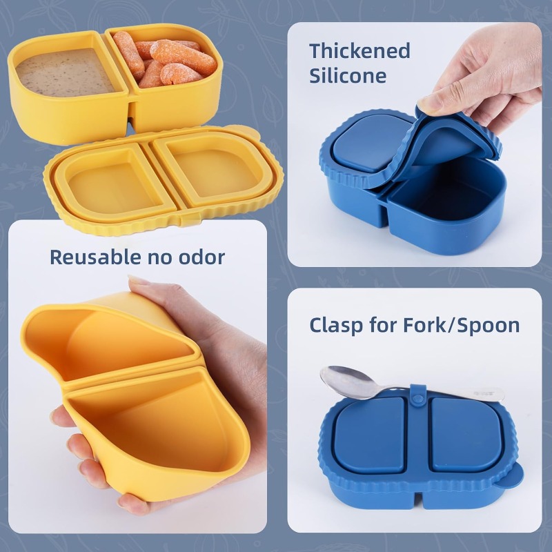 Reusable Silicone Snack Contai - đánh giá và giá Food Snacks For Picnic