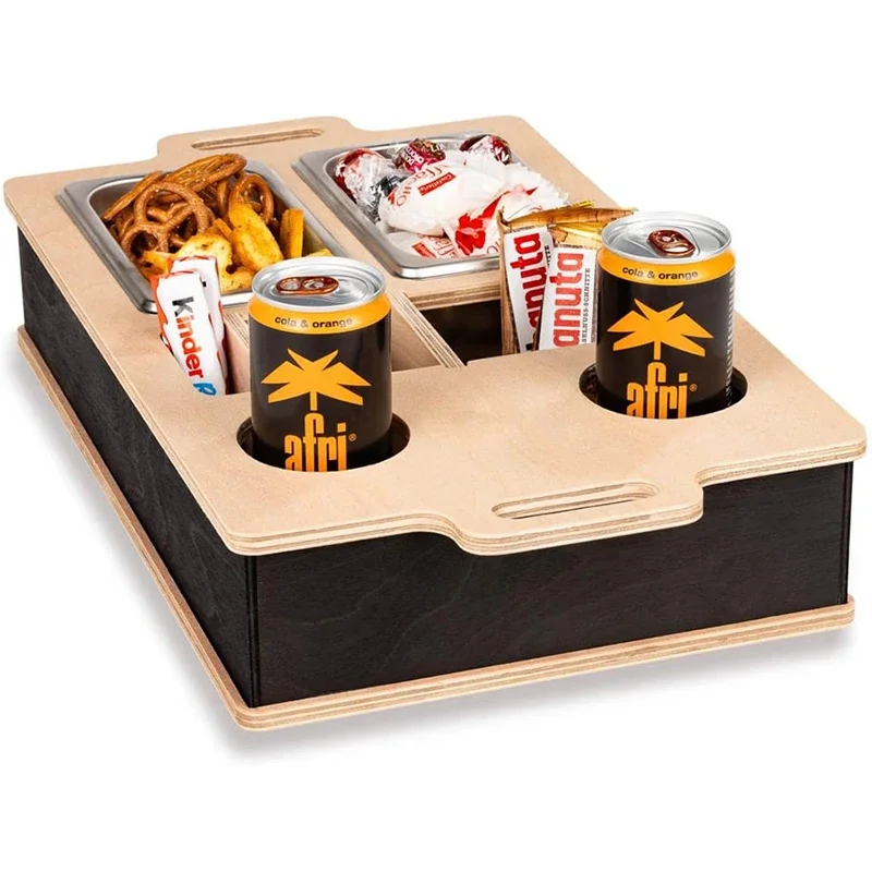 Rectangle Bamboo Tray Desktop  - đánh giá và giá Food Snacks Drinks
