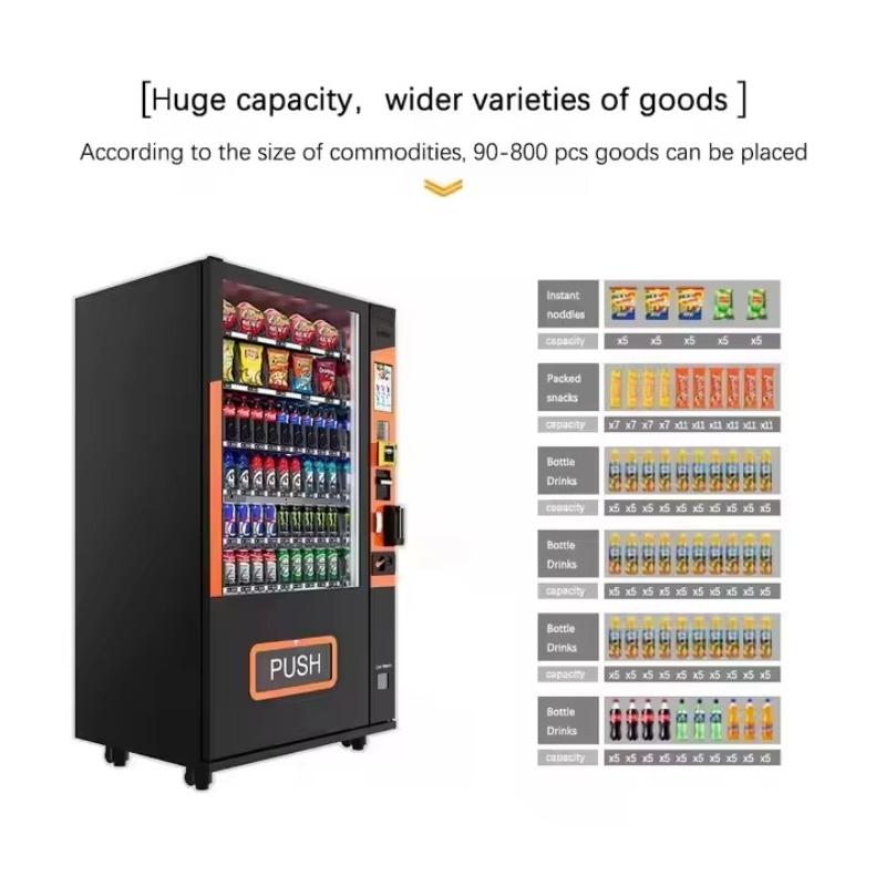 Customized Touch Screen Smart  - đánh giá và giá Food Snacks Drinks