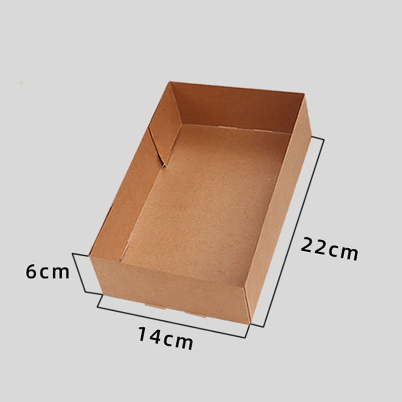 20/50Pcs Kraft Paper Food Tray - đánh giá và giá Food Snacks Corner