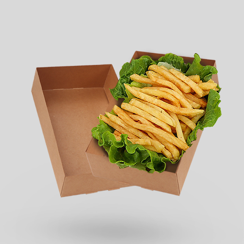 20/50Pcs Kraft Paper Food Tray - đánh giá và giá Food Snacks Corner