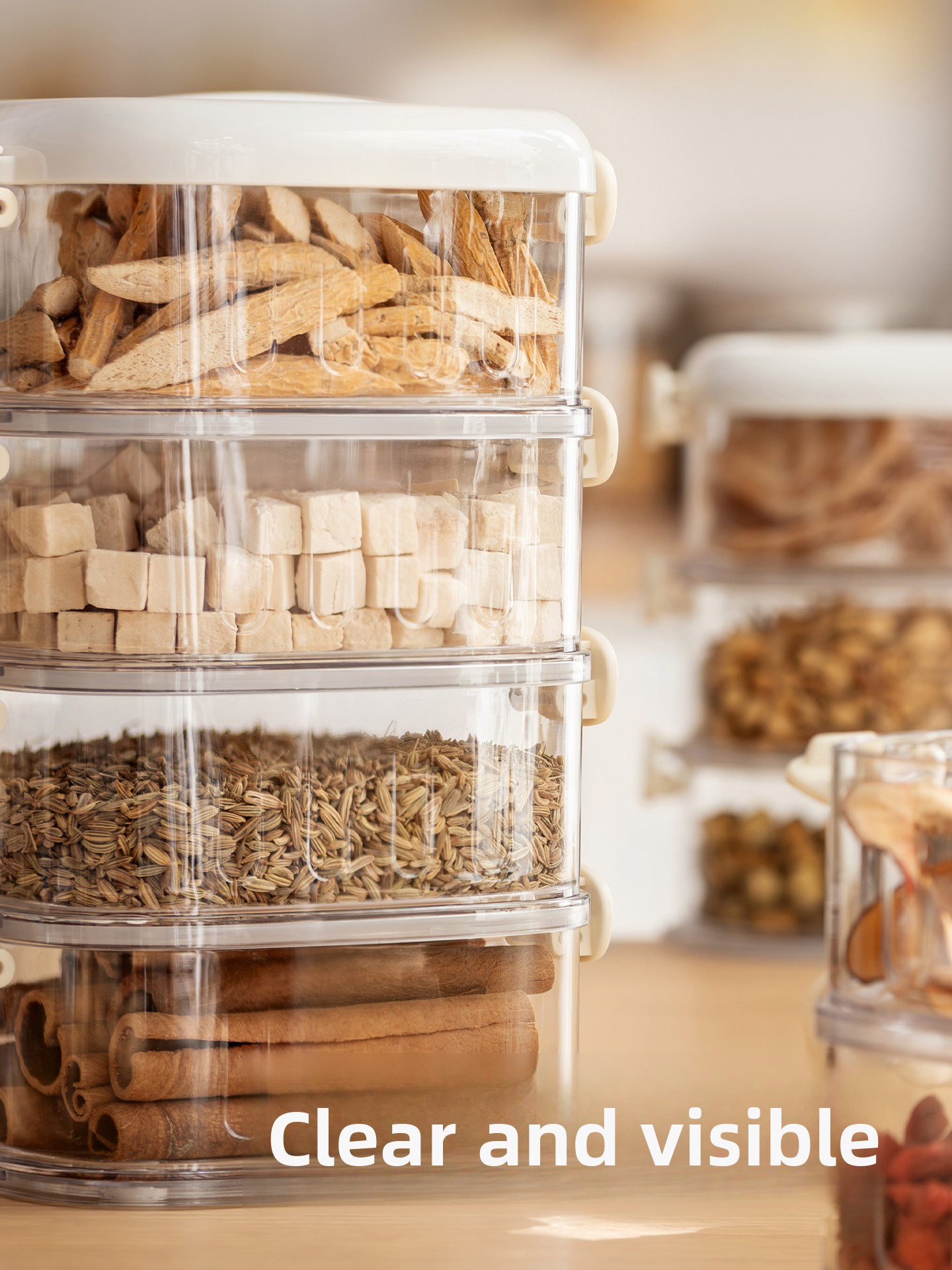 Kitchen Spice Storage Box Food - đánh giá và giá Food Snacks Corner