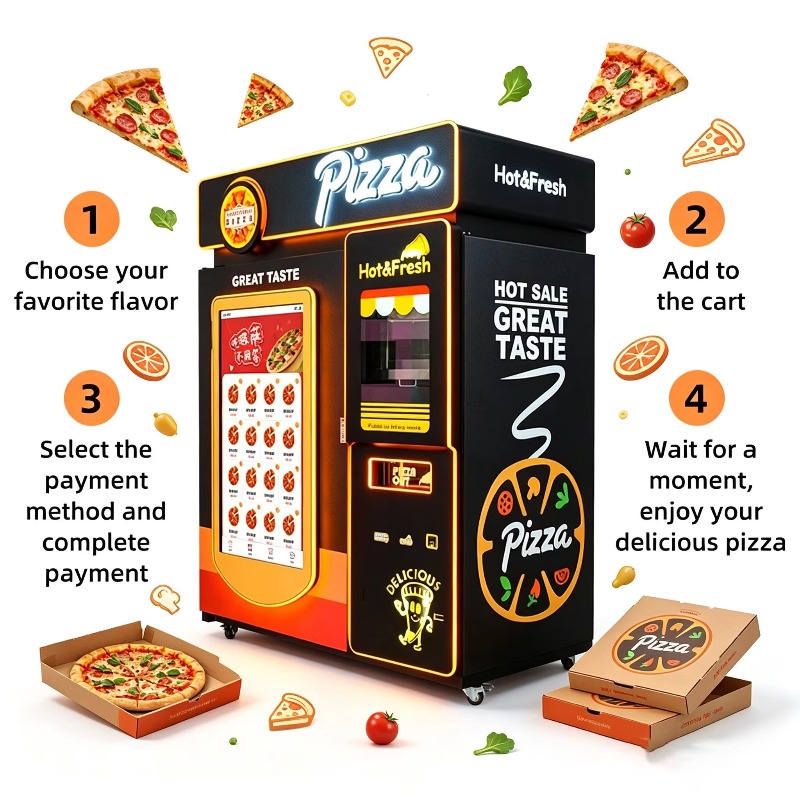 Ready Meal Pizza Vending Cabin - đánh giá và giá Food Snacks Corner