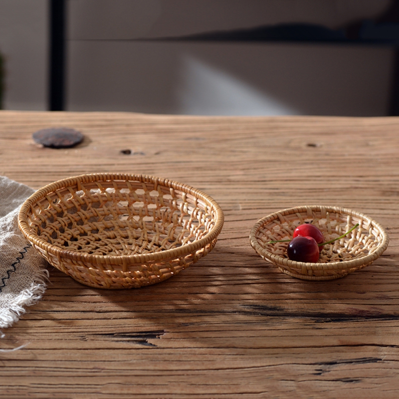 Round Bamboo Rattan Tray, Hand - đánh giá và giá Food Snacks For Picnic