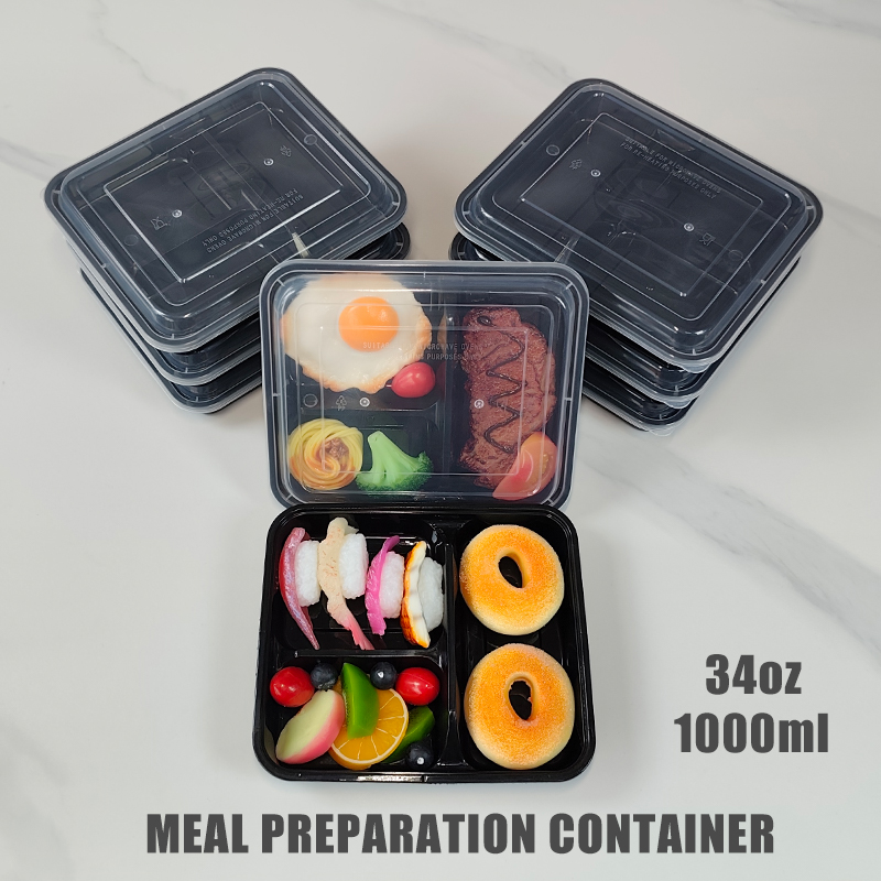 3-Compartment 34 Oz/1000 Ml, 1 - đánh giá và giá Food Snacks For Picnic